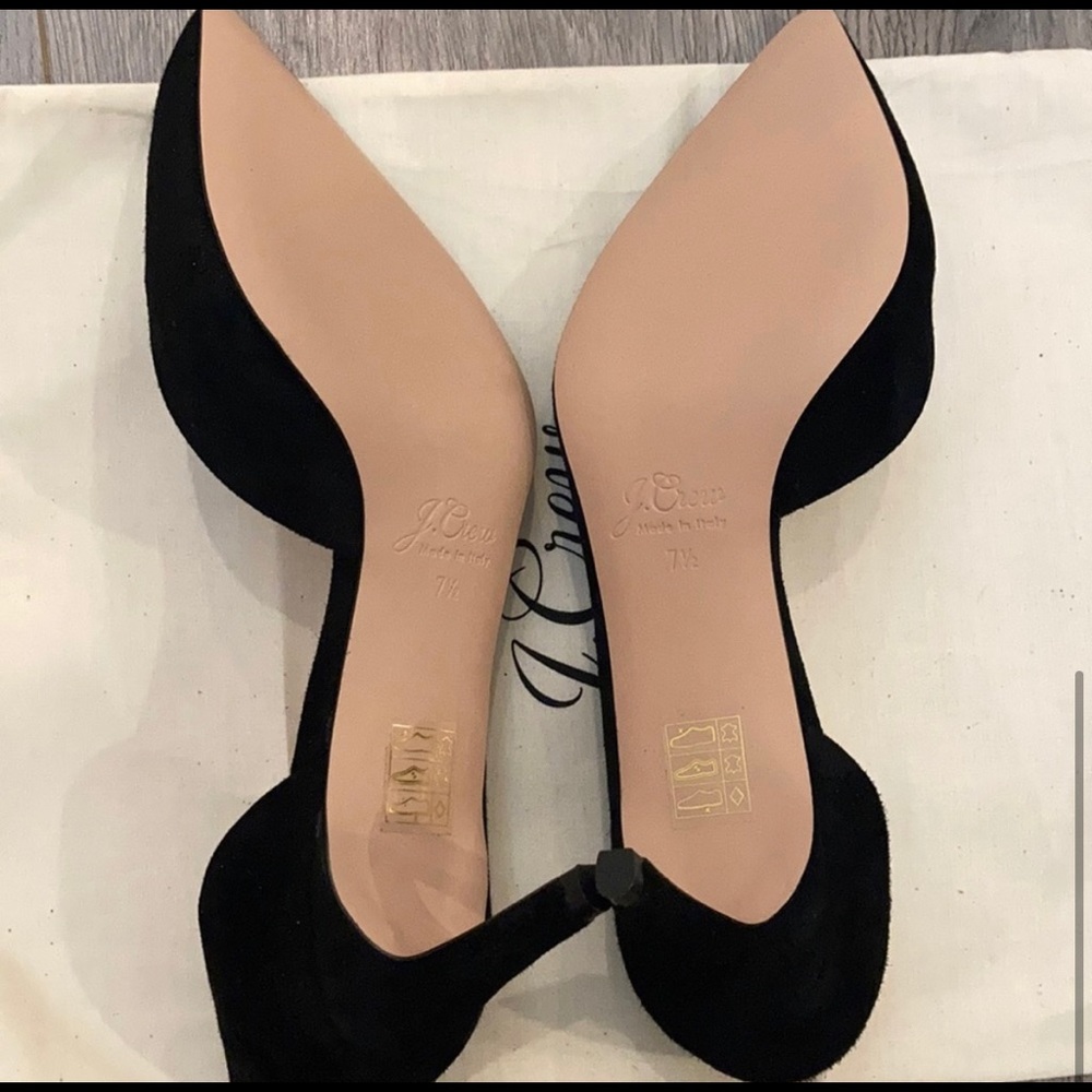 JCrew D’Orsay Pumps black New - size 7.5